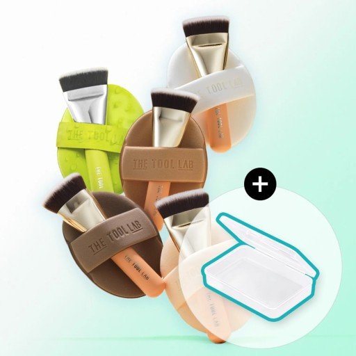 超貼合粉撲+粉底刷套裝 - Image 4