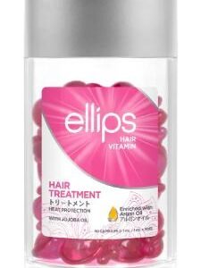 免沖洗髮絲營養膠囊 - 染後修護 (粉色) - 50粒