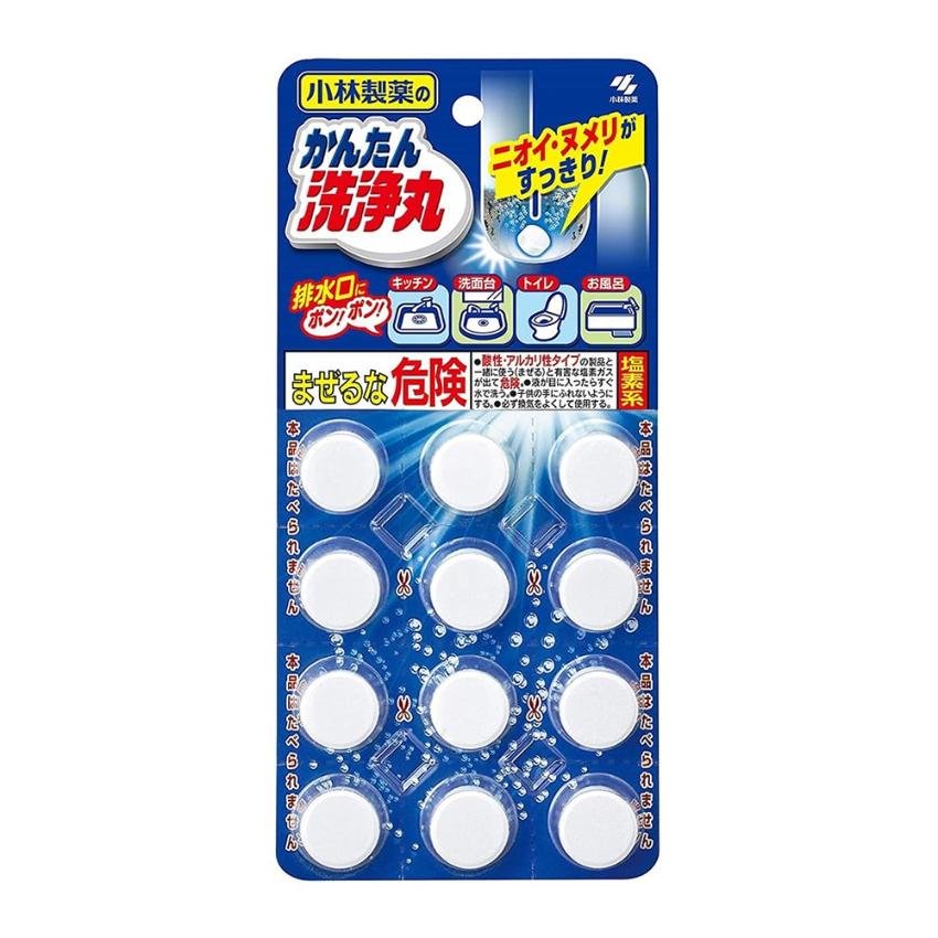 多用途通渠洗淨丸(無味-藍色) - 5.5g x 12片