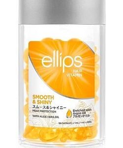 免沖洗髮絲營養膠囊 - 柔順光澤 (黃色) - 50粒