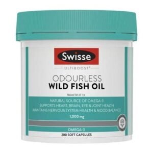 SWISSE 無腥味深海魚油 1000mg 200粒